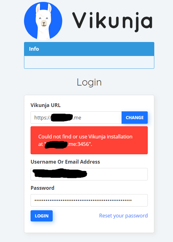 Can t log in to desktop app W10 Bug Vikunja Community